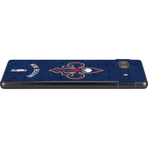 NBA New Orleans Pelicans Distressed Google Pixel 7a Skin